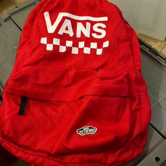 Vans Red Backpack - Picture 1 of 4